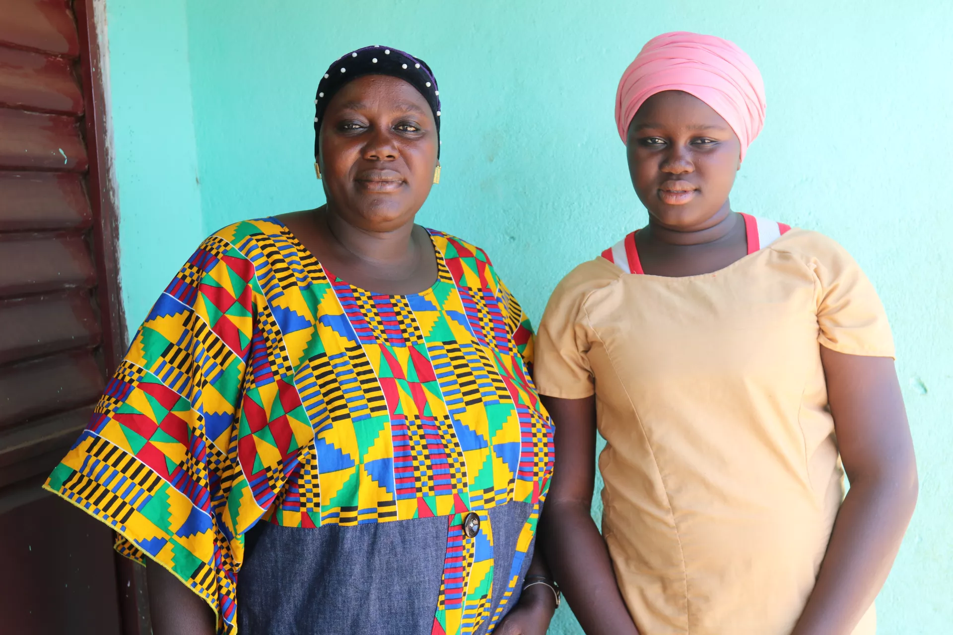 Koulako, 39 ans, est m&egrave;re l'une de ses trois filles. Damaro, r&eacute;gion de Kankan, Guin&eacute;e. 
