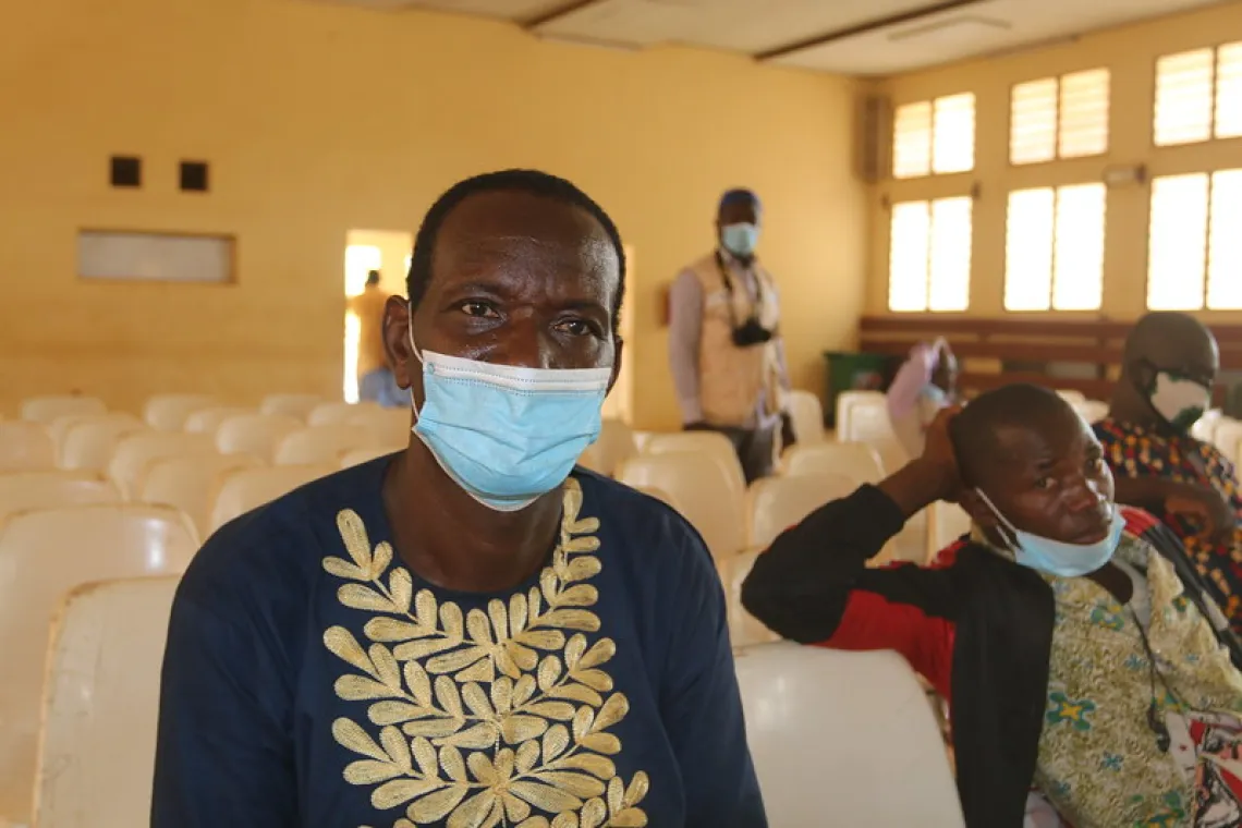 Le&nbsp;r&eacute;v&eacute;rend&nbsp;Pasteur Maurice&nbsp;Z&eacute;gb&eacute;l&eacute;mou, pr&eacute;sident pr&eacute;fectoral du conseil chr&eacute;tien &nbsp;