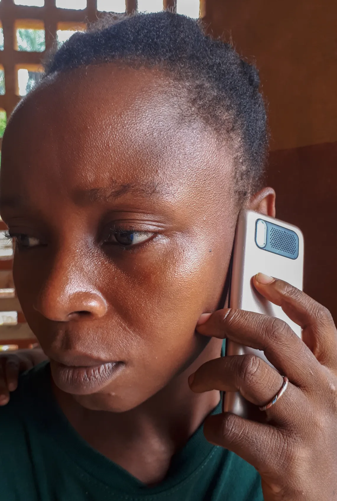 Kadiatou Bangoura re&ccedil;oit un message vocal de rappel vaccinal
