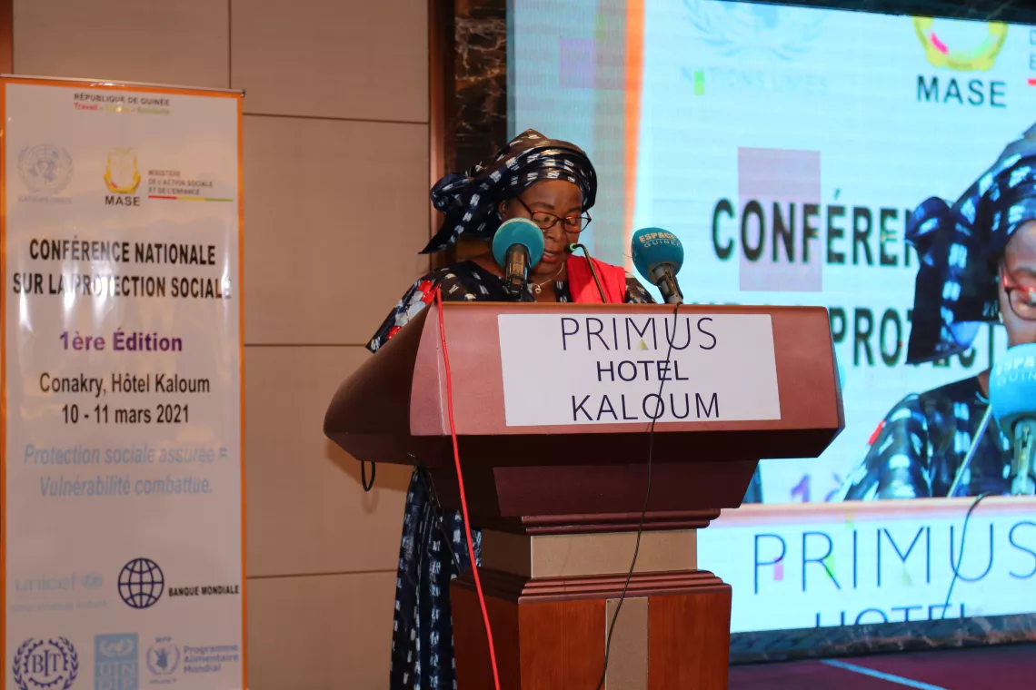 Mme Hadja Aissata DAFF&Eacute;, Ministre de l&rsquo;Action sociale et de l&rsquo;Enfance
