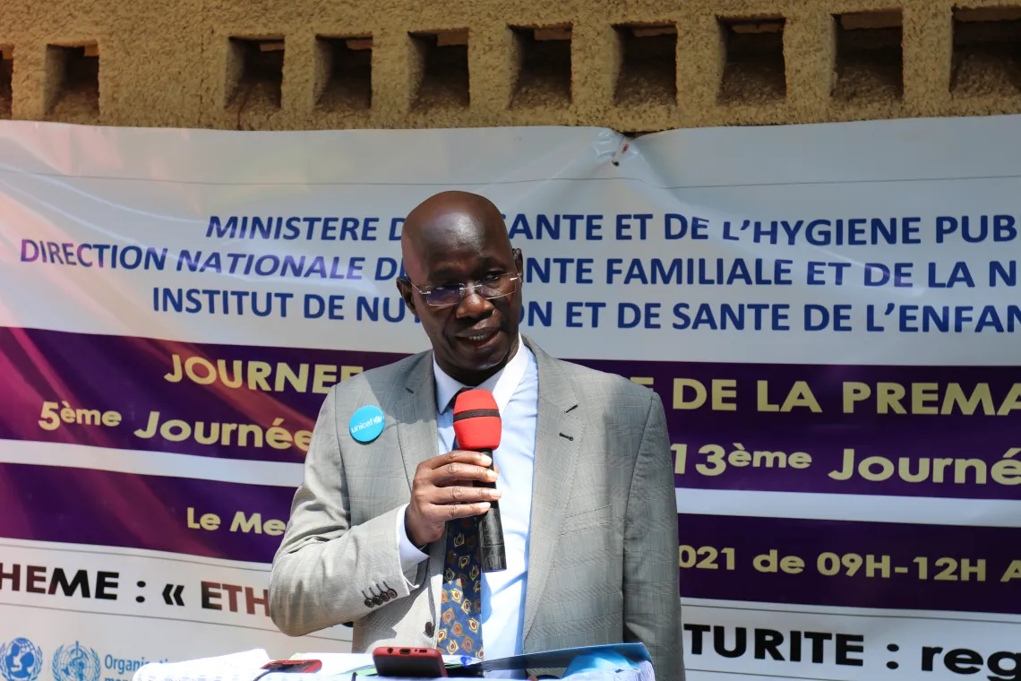 Dr Adama Ou&eacute;draogo, Chef Programme Sant&eacute; &agrave; l'UNICEF 