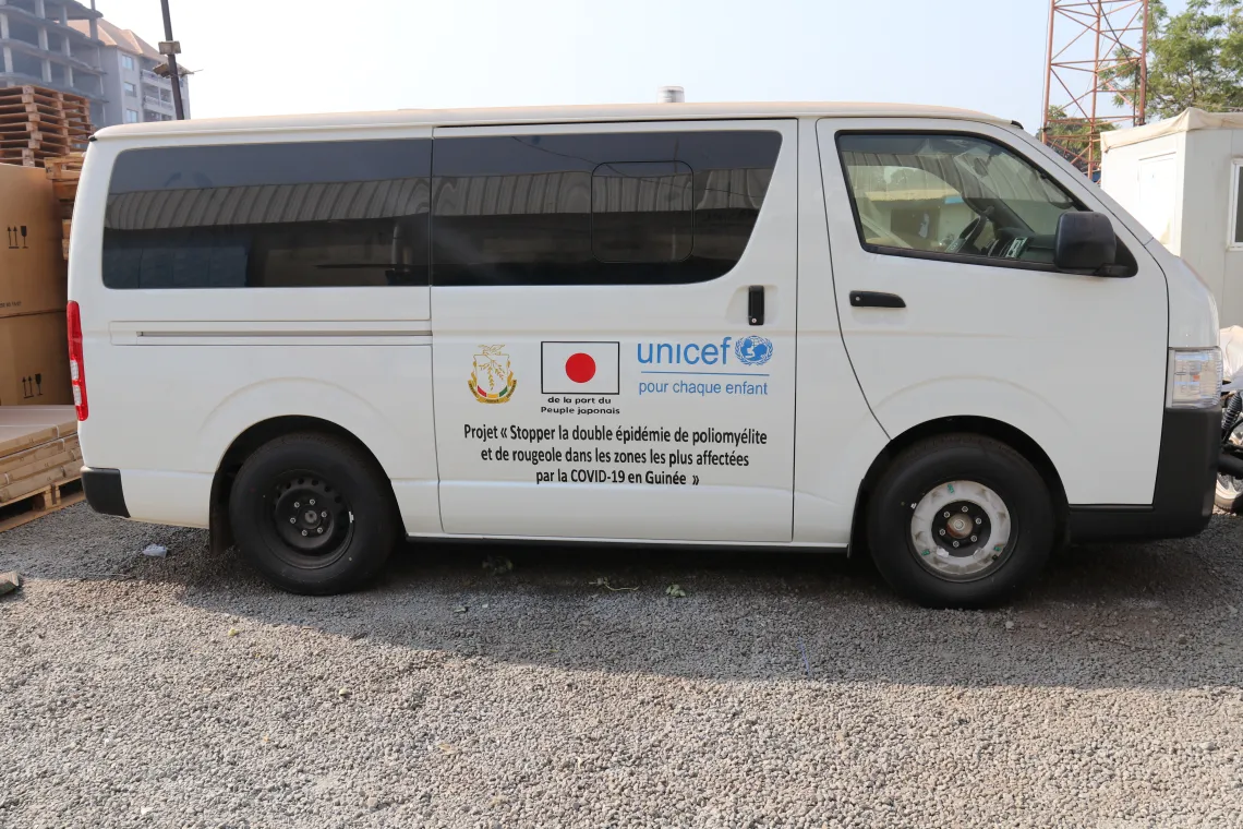   Clinique mobile offerte par le Gouvernement du Japon &agrave; la Guin&eacute;e dans le cadre de ce projet 