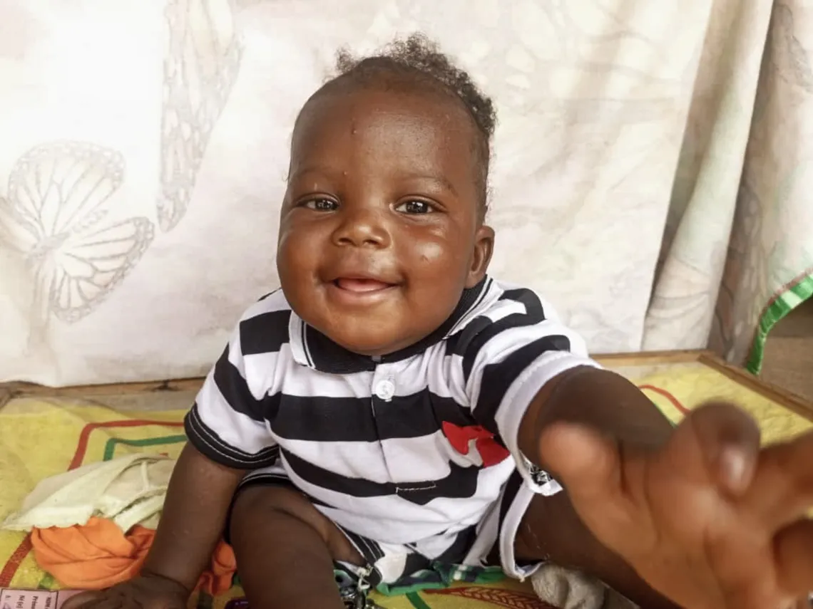 Niamou 7 mois, commune de Fangamadou, Guin&eacute;e.
