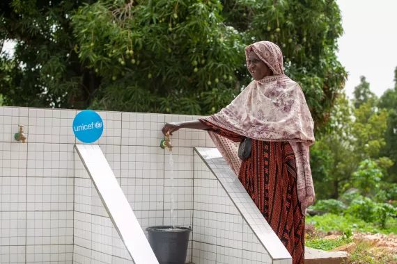 Fatoumata Barry, membre du groupement ALHDJIFOTE, &agrave; Dara K&eacute;thioum.