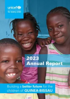 Unicef Guinea-Bissau Annual Report 2023 cover