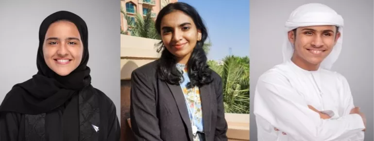 UNICEF appoints three Youth Advocates in the United Arab Emirates