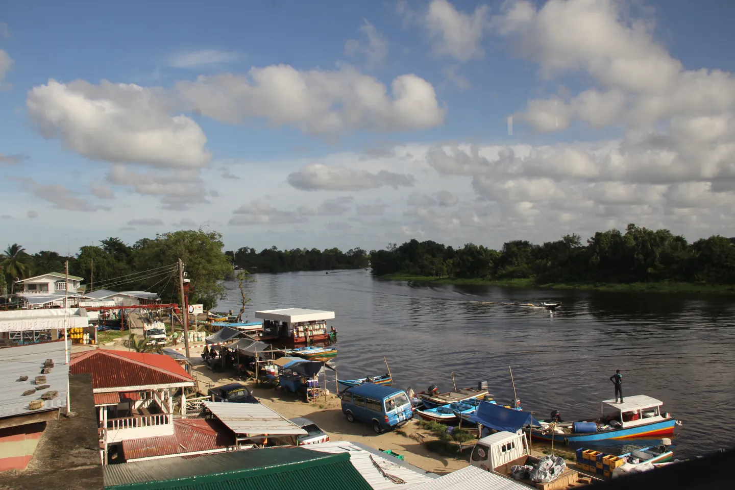 small interior town, Guyana, Region two, circa 2013