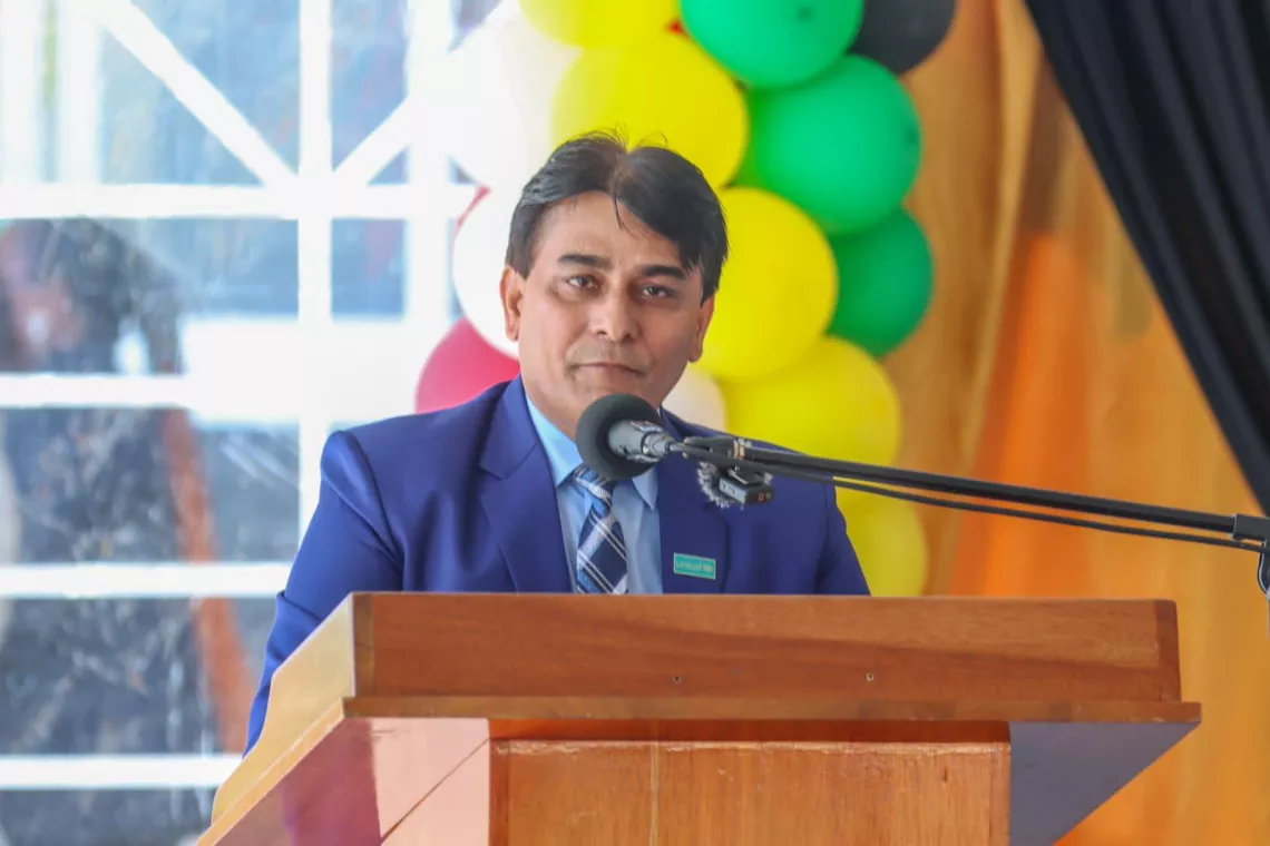 UNICEF Guyana and Suriname Deputy Representative Irfan Akhtar