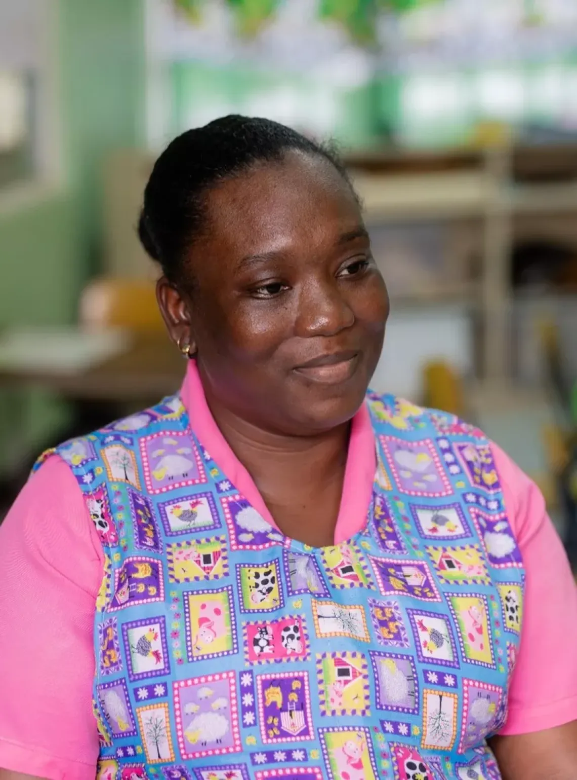 Teacher Samantha radiates calm and confidence; qualities she&rsquo;s strengthened through her recent early learning training. With over 10 years of experience, she now leads with greater patience, a softer tone, and a renewed joy in helping young children learn through play
