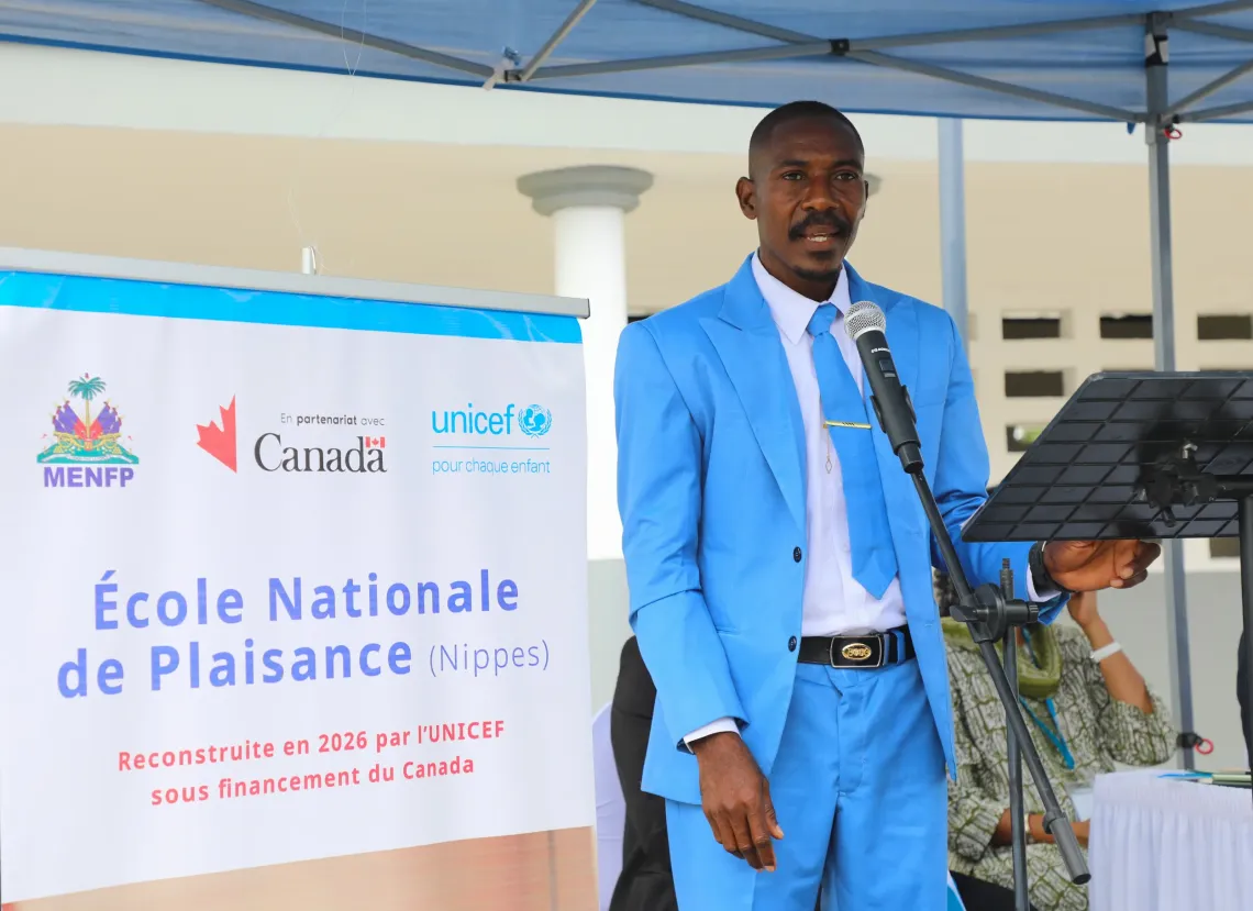Estephane Lyslin, Director of Plaisance National School.