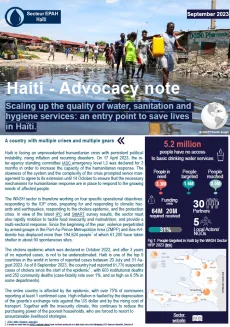 Haiti - Advocacy note