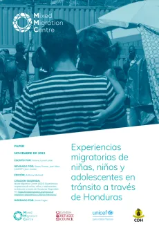 Portada Experiencias Migratorias de NNA