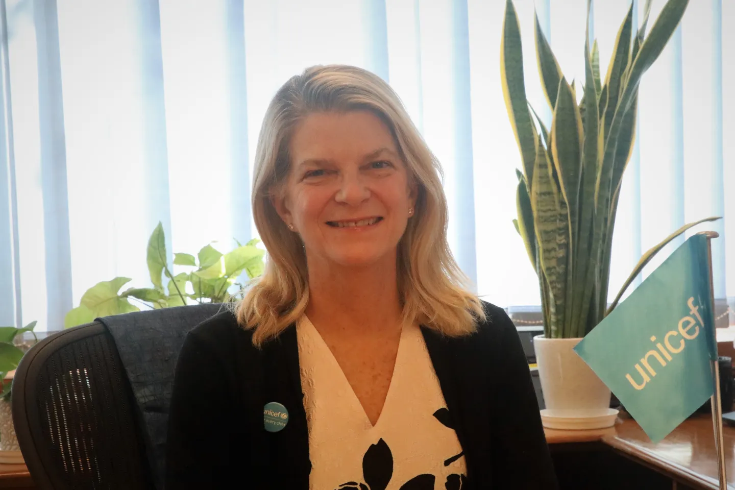 Ms. Cynthia McCaffery. UNICEF Representative India