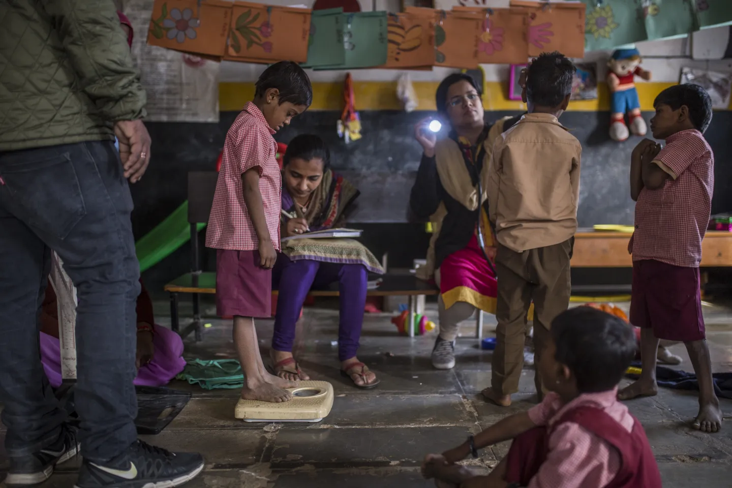 Doctors during medical camp in Anganwadi. Durga&rsquo;s short journey in Manju&rsquo;s Anganwadi and preschool has been nothing short of extraordinary. 
