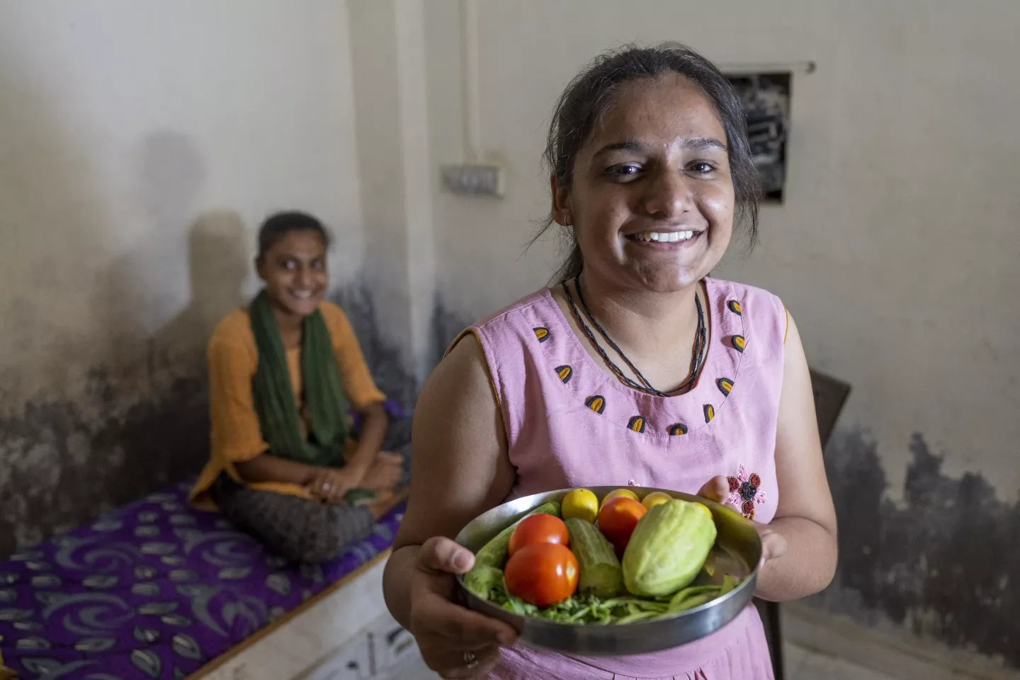 Yukti always prefers green vegetable diet to for healthy lifestyle.
