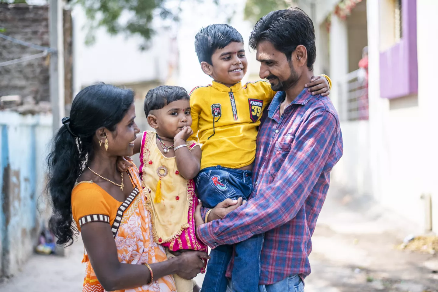 Family from Aurangabad 