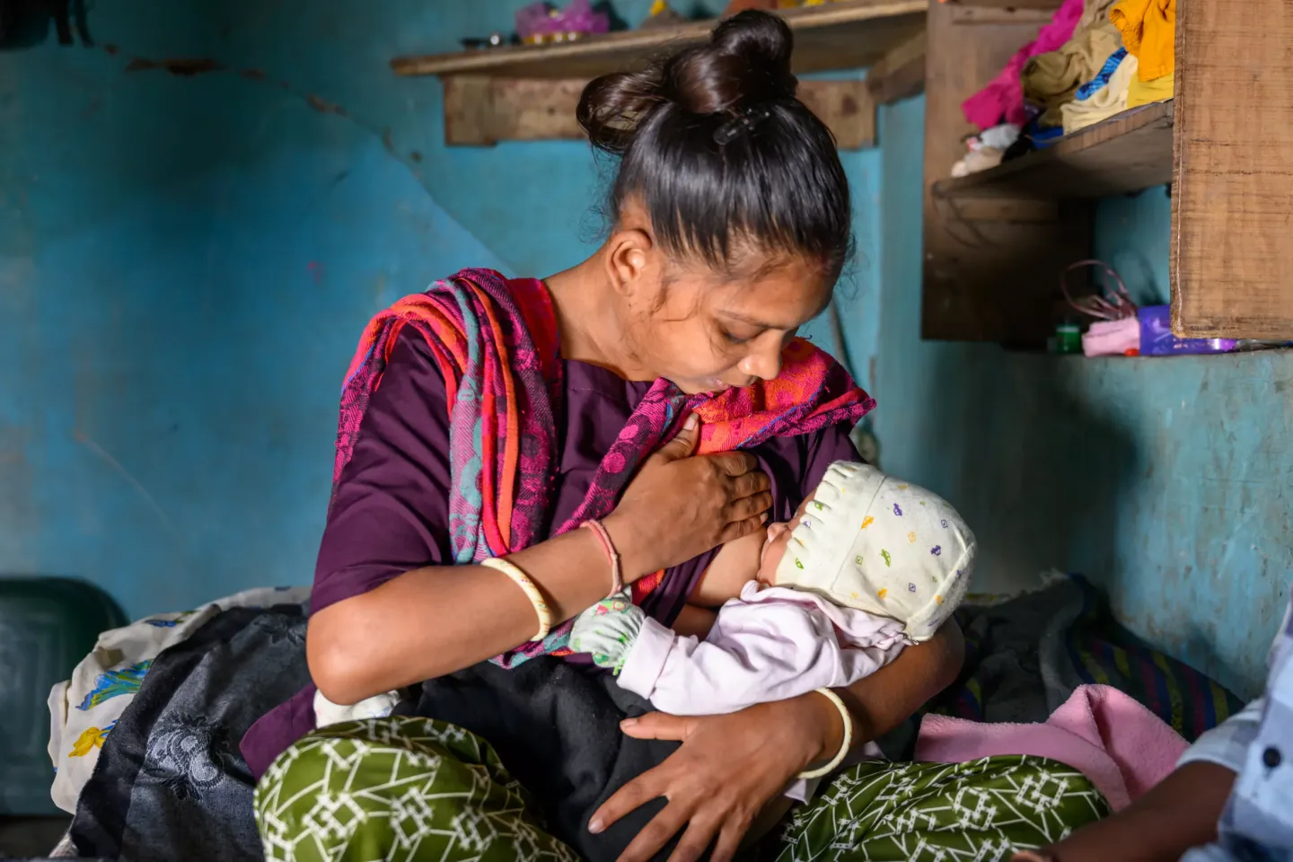 Kajalben is 21 a 21-year-old mother living in Mota Raypura village of Nandod block of Gujarat.