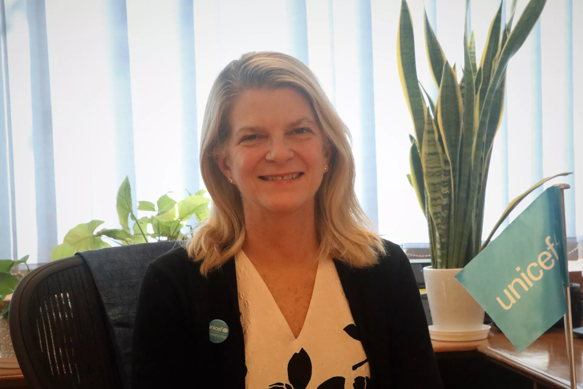 Ms. Cynthia McCaffery. UNICEF Representative India