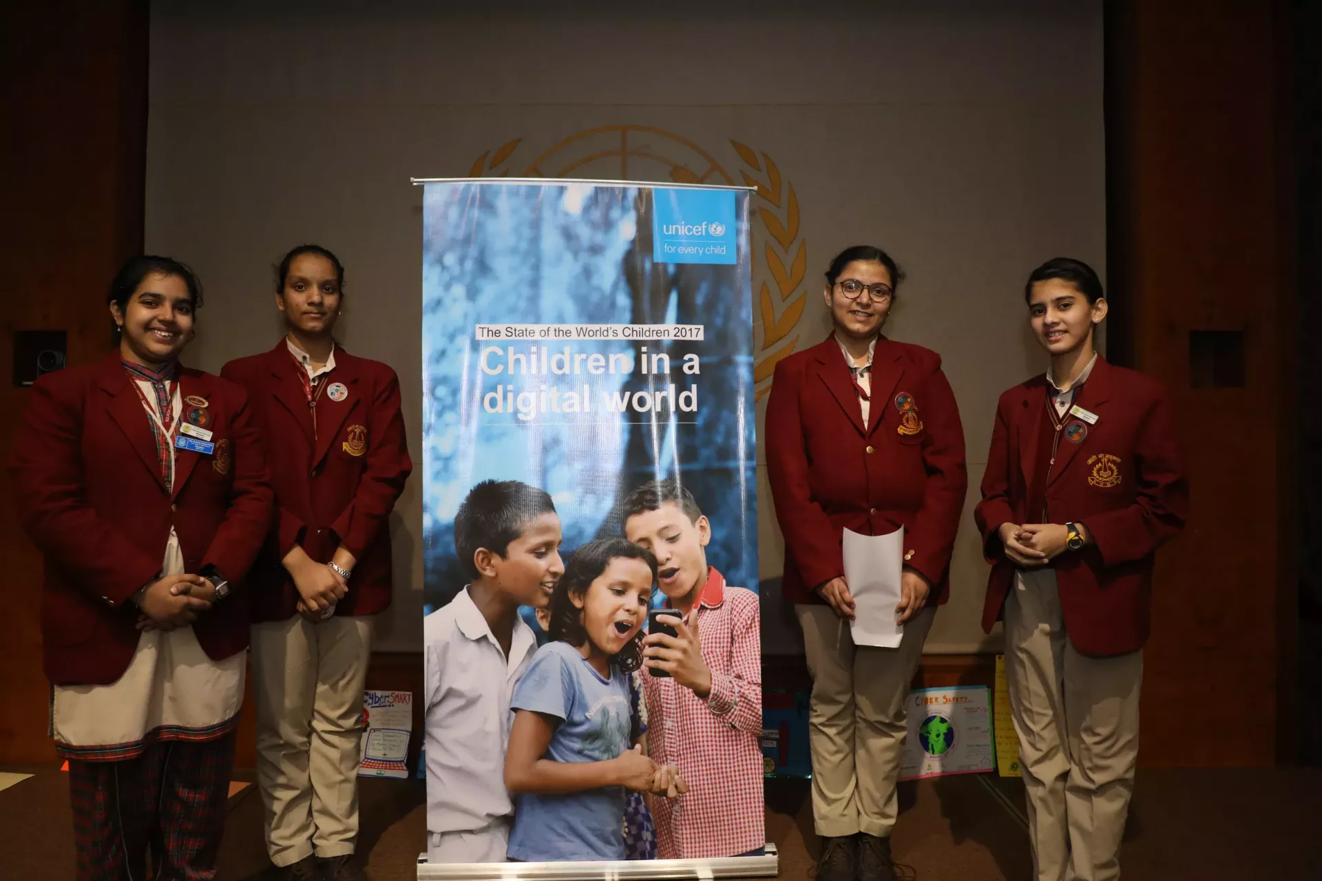 UNICEF India &nbsp;launched it&Otilde;s &Otilde;The State of the Worlds Children Report 2017: Children in a digital world today.
