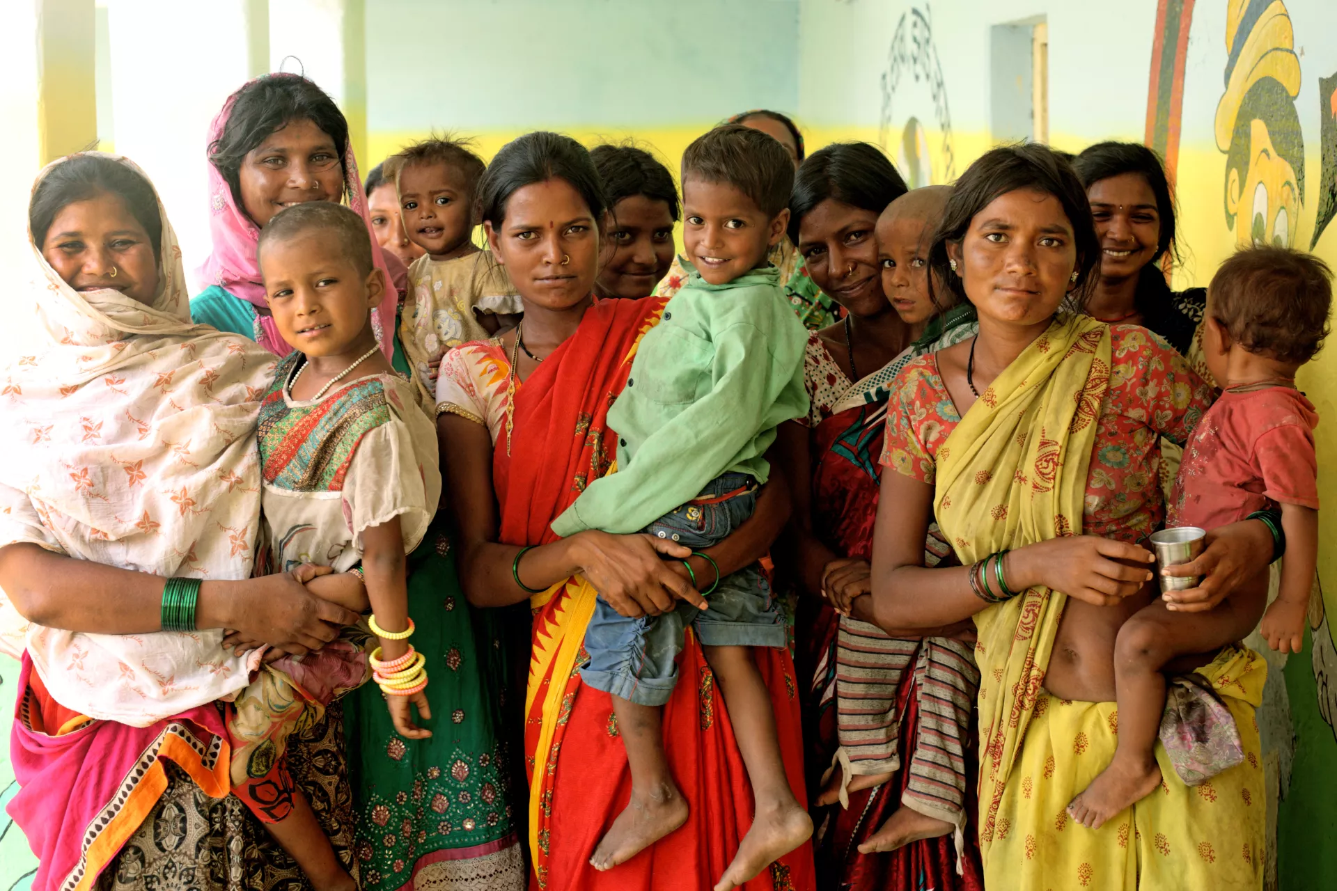 Portrait of Pardhi tribal community members.