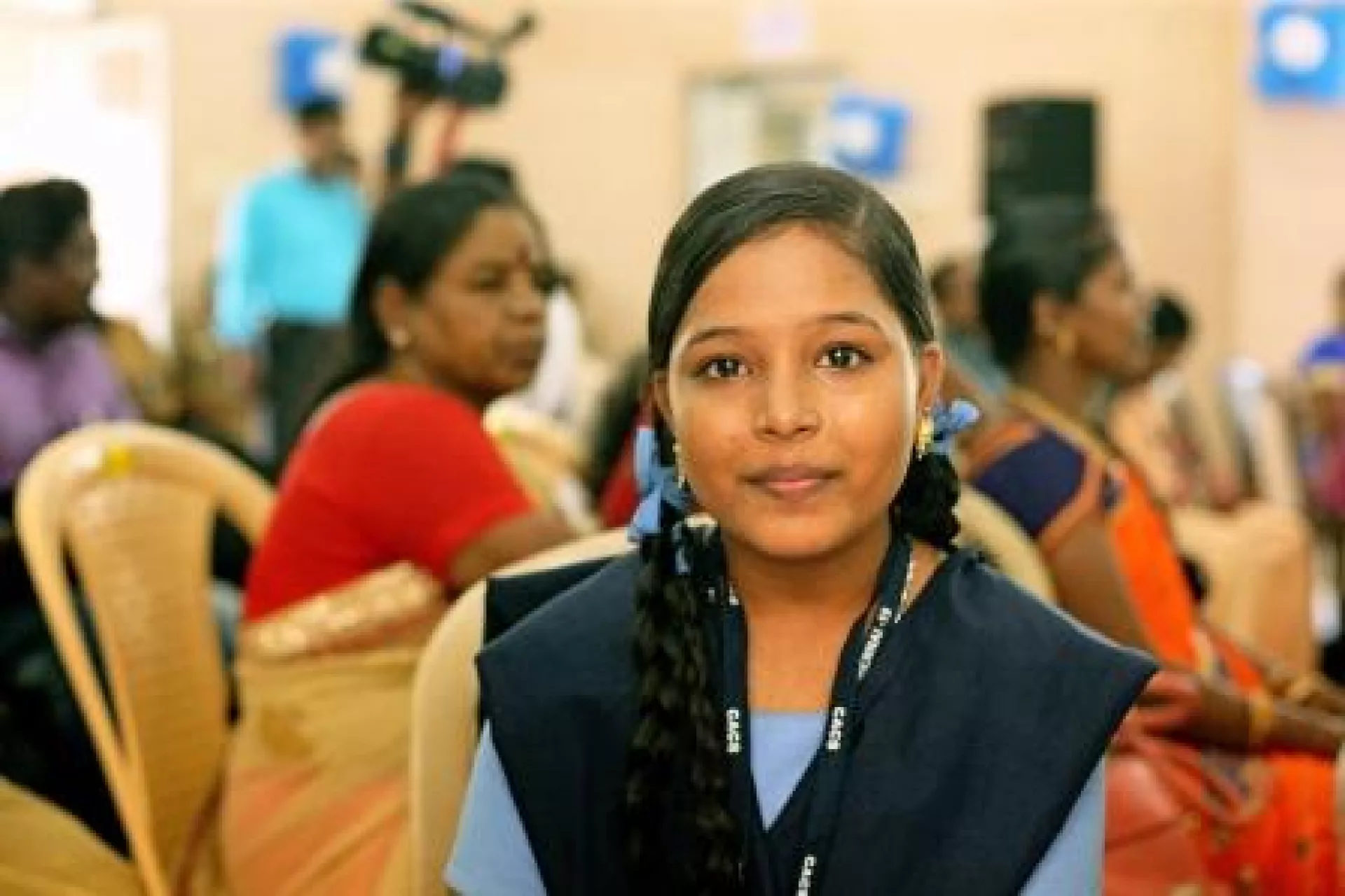 चैंपियंस ऑफ एंड चाइल्ड मैरिज प्रोग्राम की मालिनी की तस्वीर।