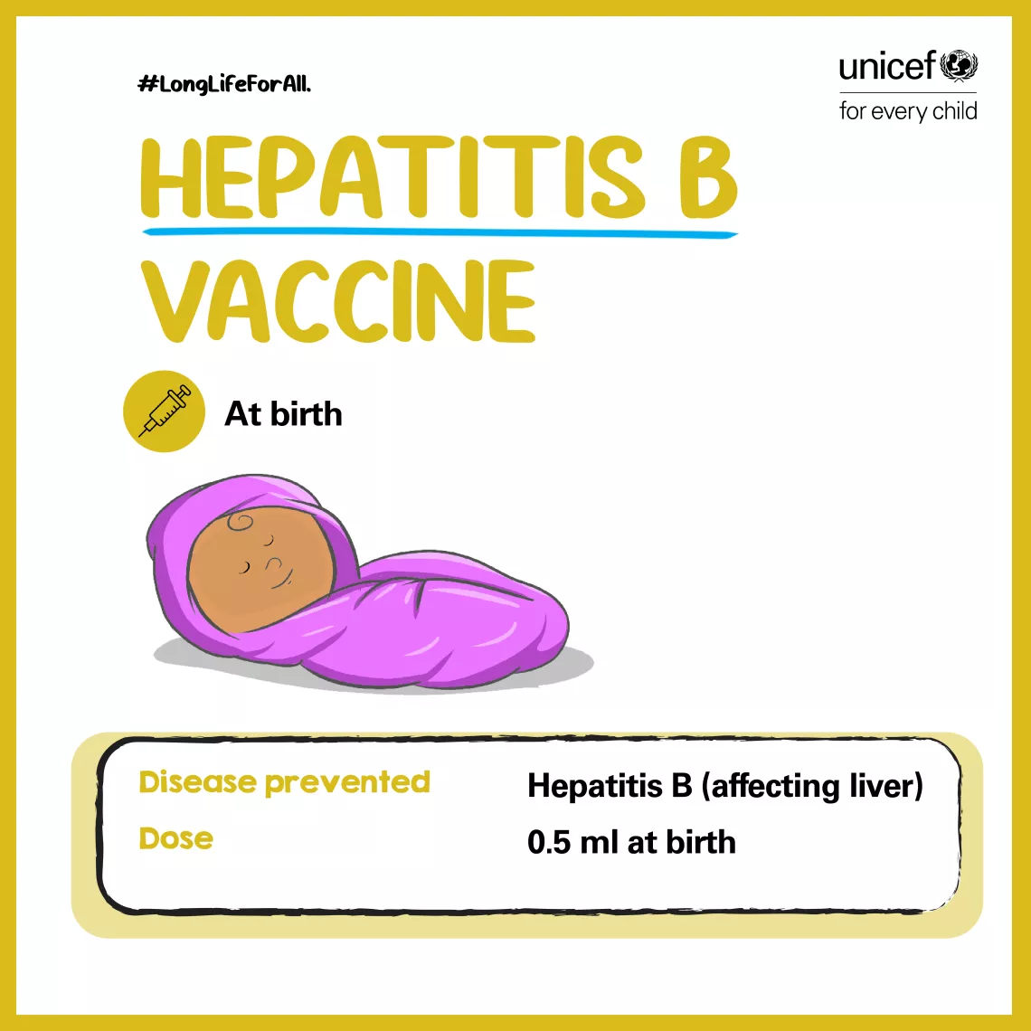 Know your child's vaccination schedule- Hepatitis Vaccine