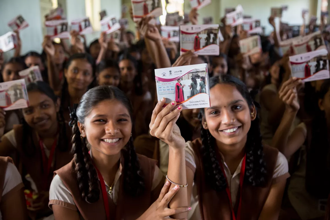 The menstrual hygiene management (MHM) intervention programme ensues in the Seth Shri S.R. Agarwal Vidyalaya (School), Pratapnagar, Nandot Block, District Narmada, Gujarat, India.