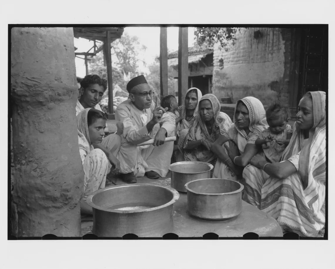 A nationwide village&ndash;based Applied Nutrition Programme was introduced in 1963. India signed a master plan of operation with UNICEF and its sister agencies, WHO and FAO; UNICEF assisted ANP with equipment and supplies. 