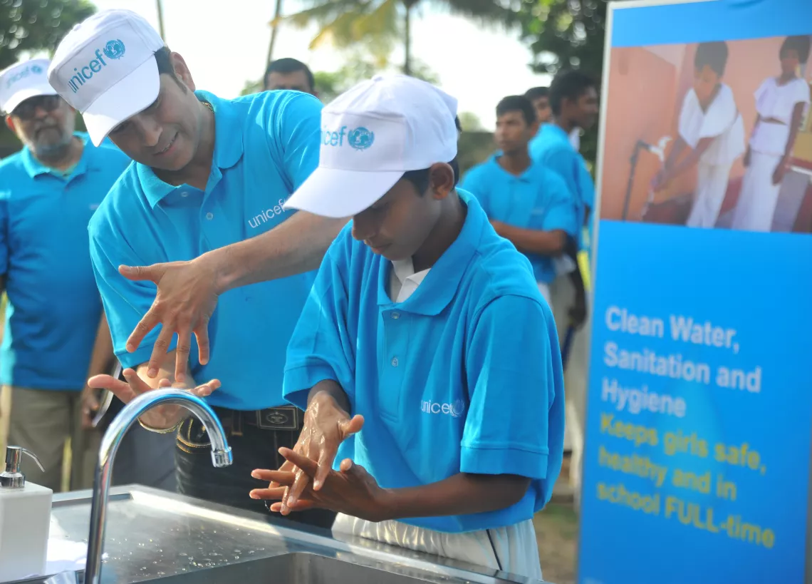 Sachin handwashing