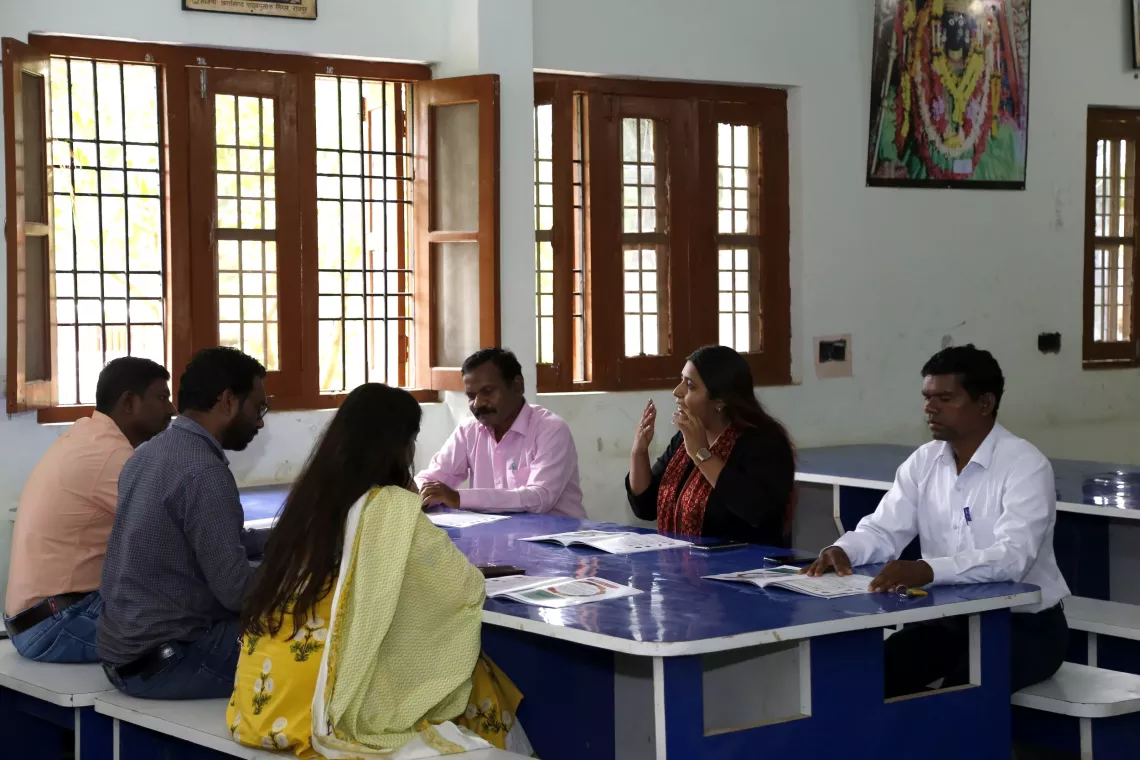 Capacity-building sessions are conducted regularly with the hostel staff