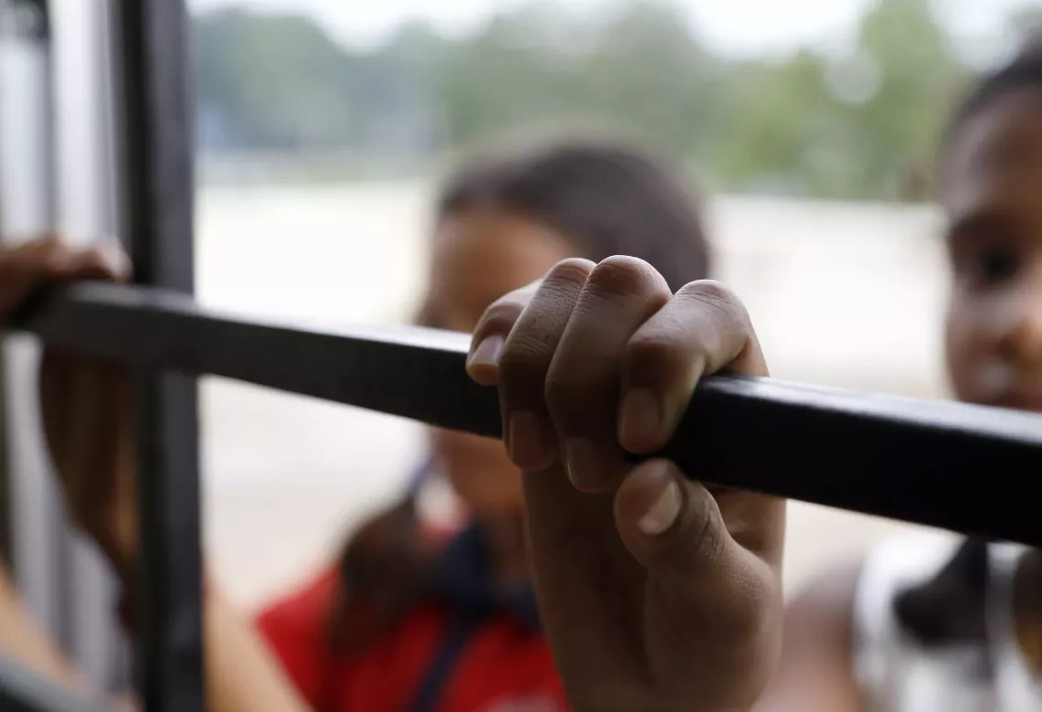 A twelve-year-old girl captured after participating in a psychosocial group session at the Eklavya Model Residential School for Girls (EMRS) located in Dantewada, Chhattisgarh, India.