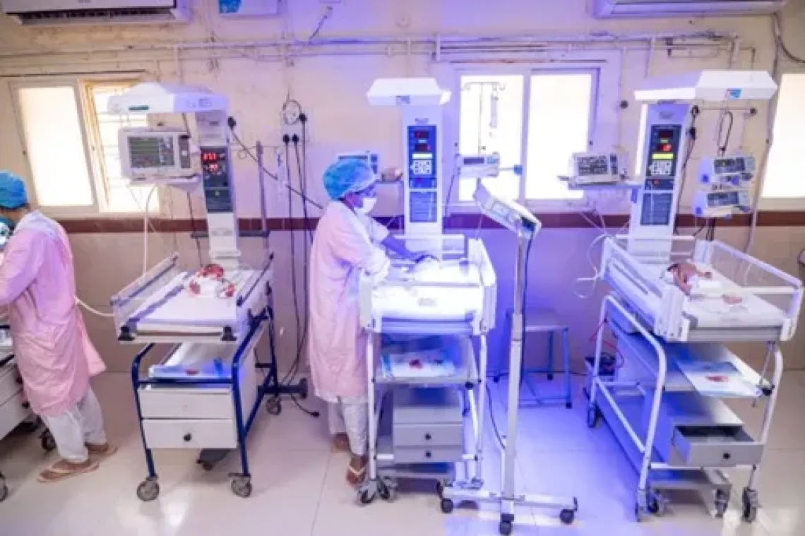 Equipped with the necessary equipment and trained paediatricians and nurses, 1054 SNCUs across the country operate 24/7 and provide essential care to newborns.