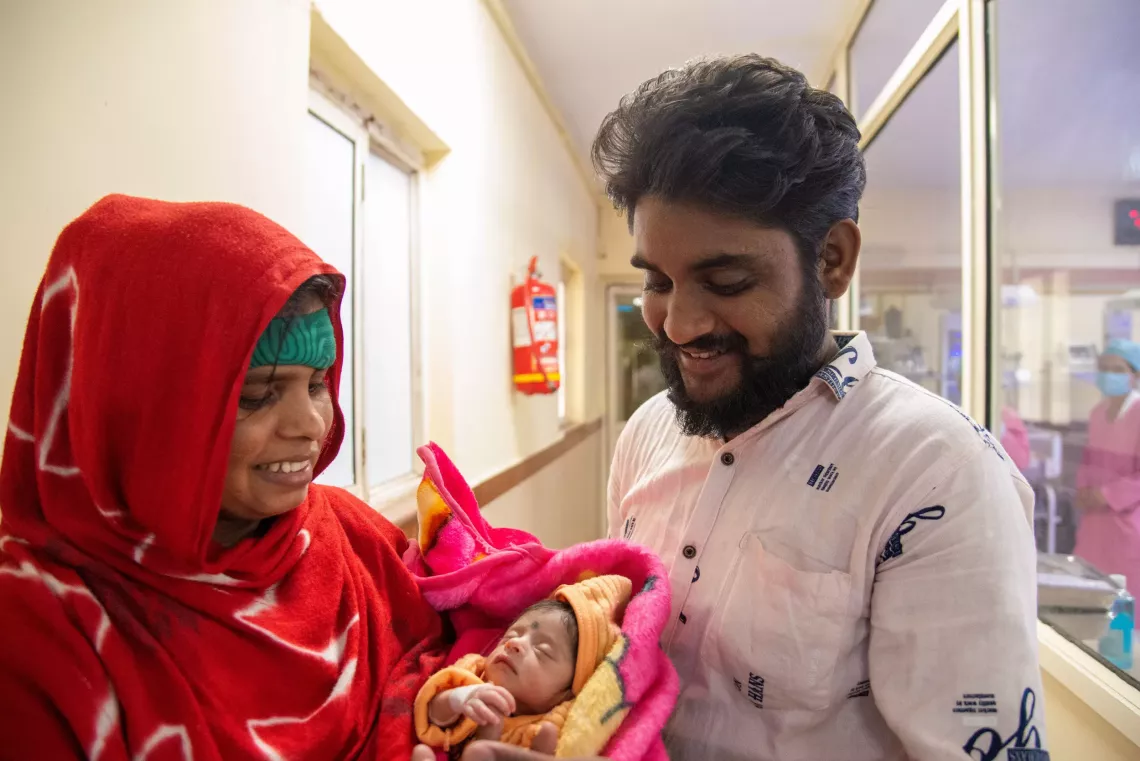 Bivod and Mamta&rsquo;s baby was discharged from the Guna District Hospital SNCU. The parents received comprehensive training and guidance from the doctors and nurses on the special care their baby needs. 