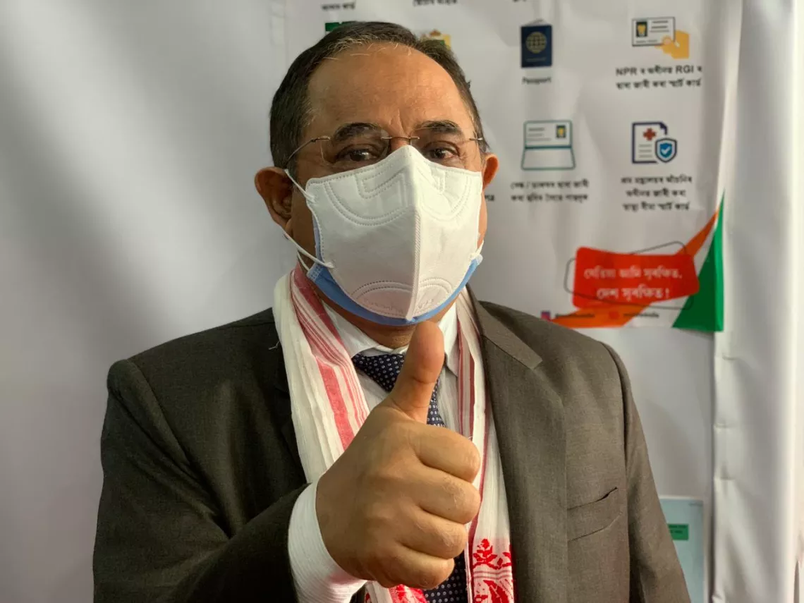 Dr. Ilias Ali, a Padma Shri awardee led the way in some state to reassure people that getting vaccinated is the best way to protect oneself against the virus.