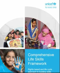 Cover page of Comprehensive life skills framework report.