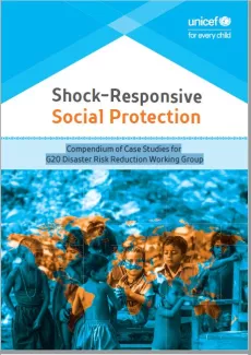 Cover page of report on Shock-Responsive Social Protection