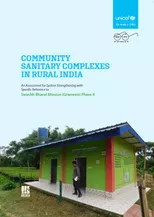 Cover page on the report on Community sanitary complexes in rural India