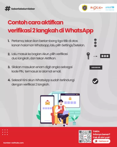 Verifikasi 2 langkah di Whatsapp