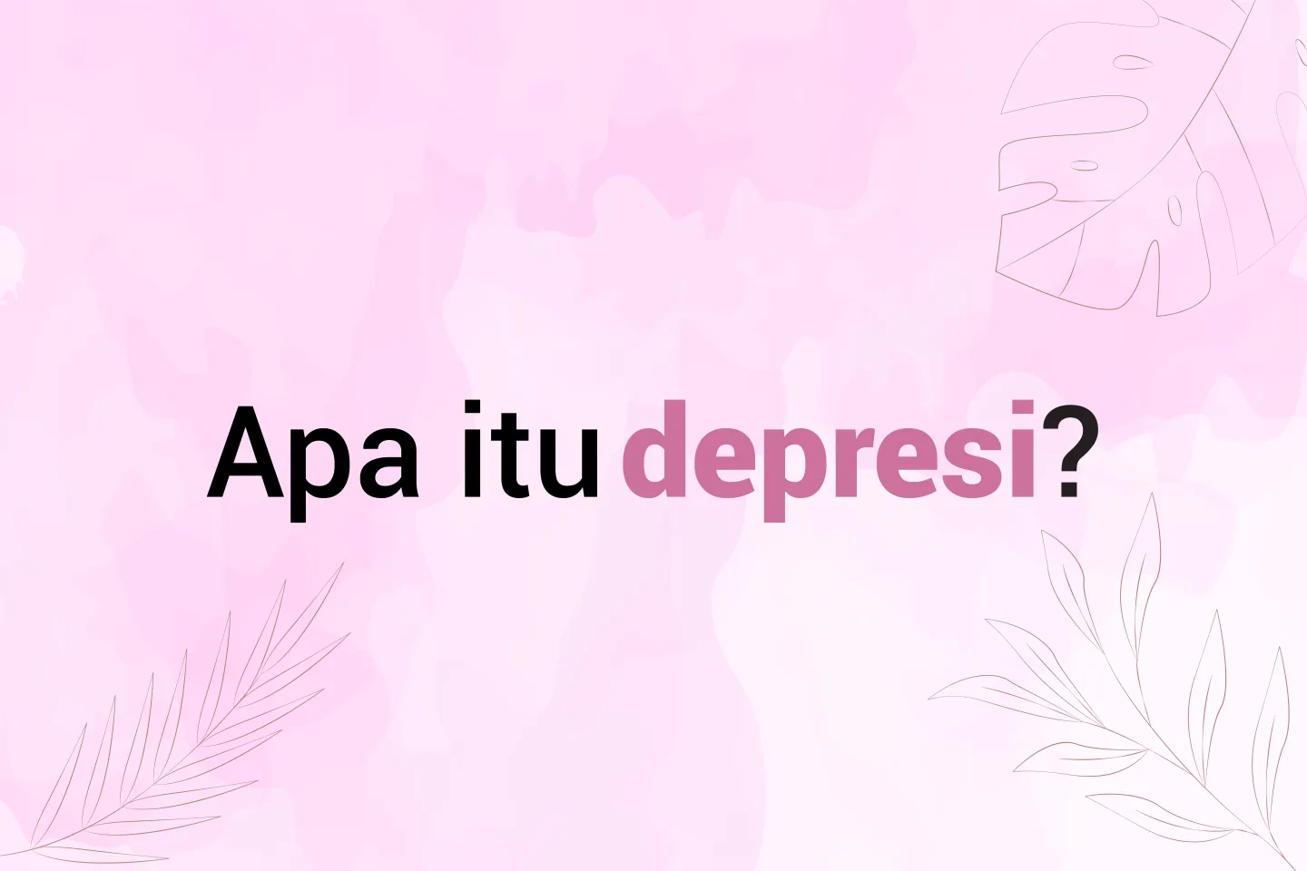 Header apa itu depresi