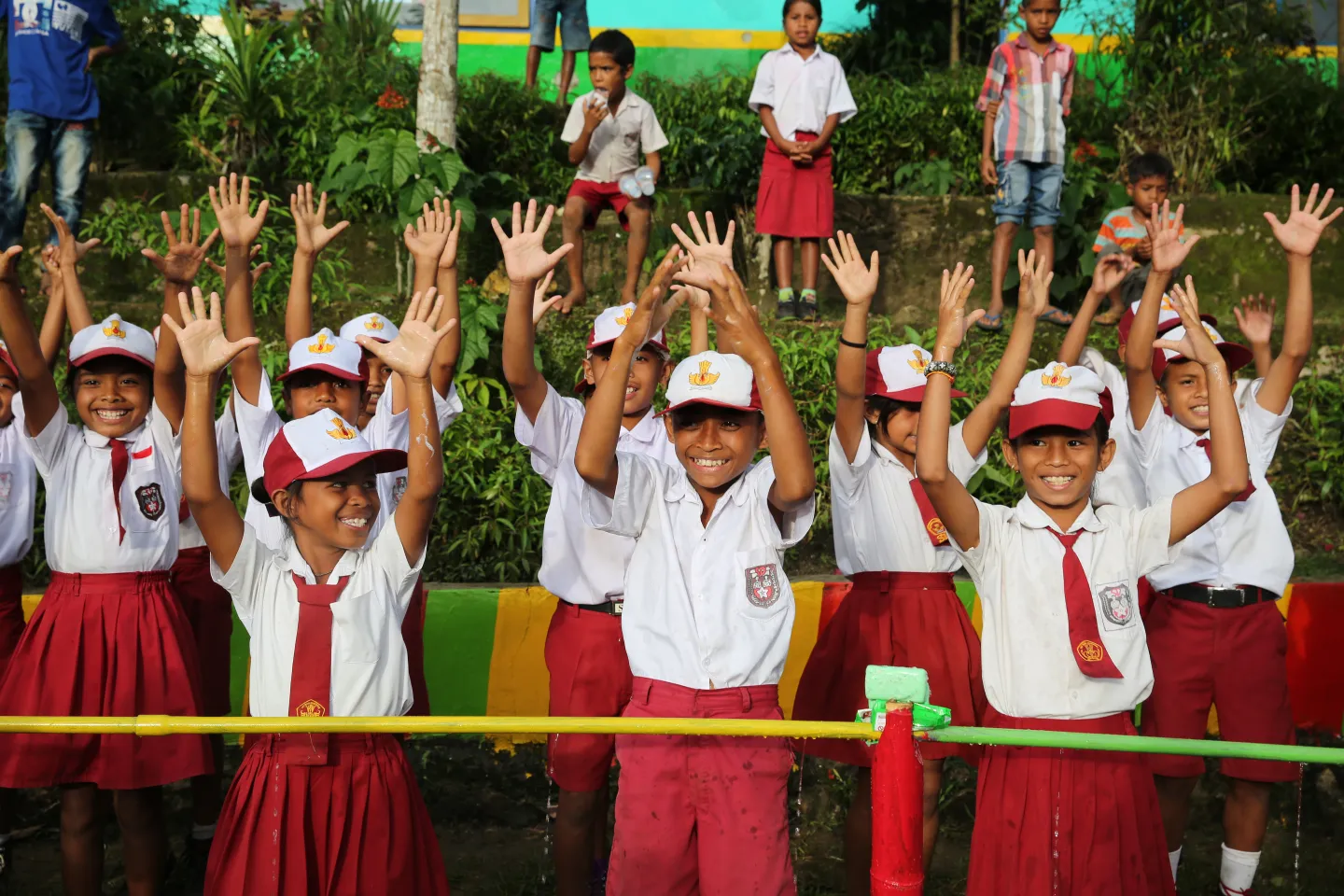 Indonesian students at school