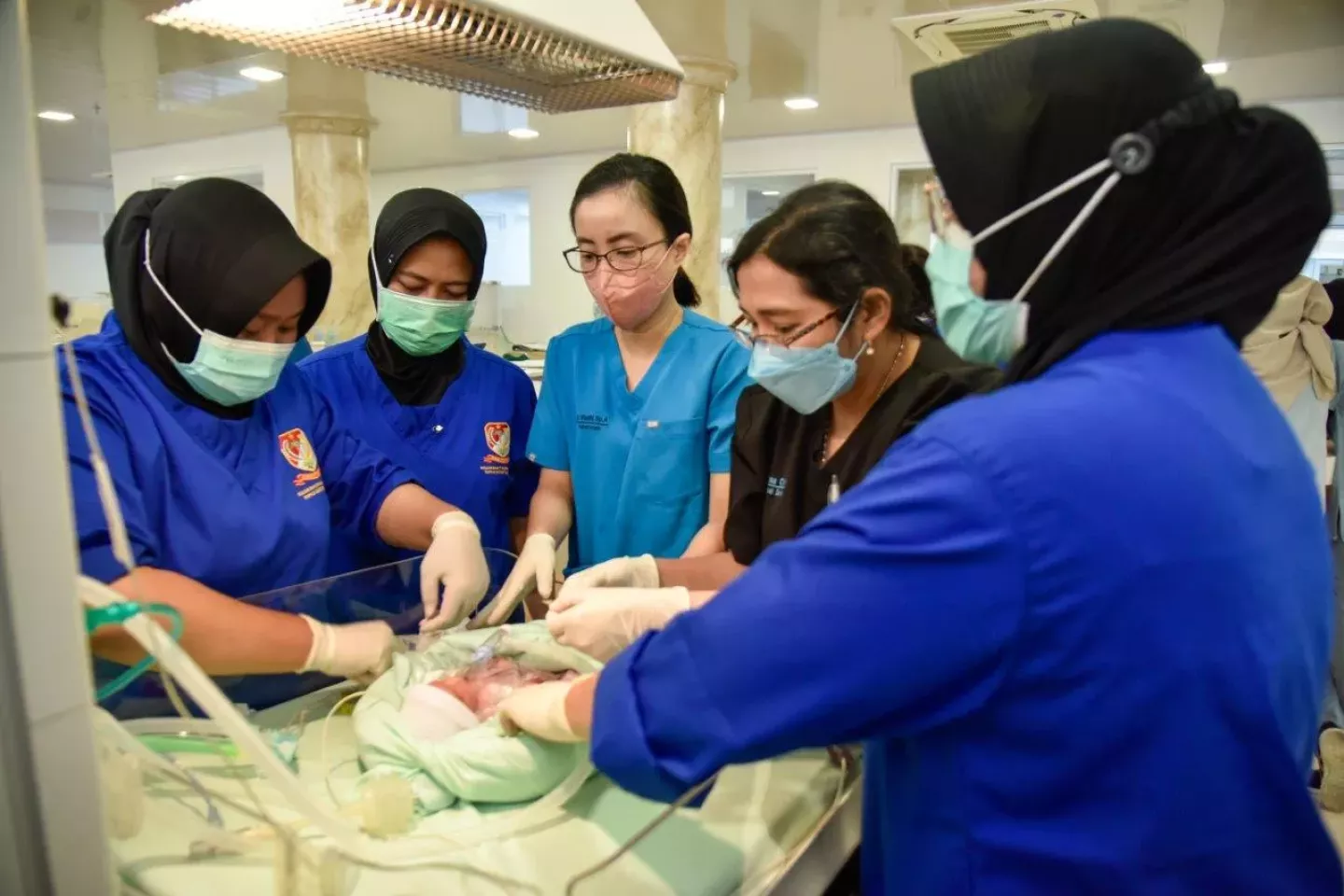 Healthworkers in the NICU