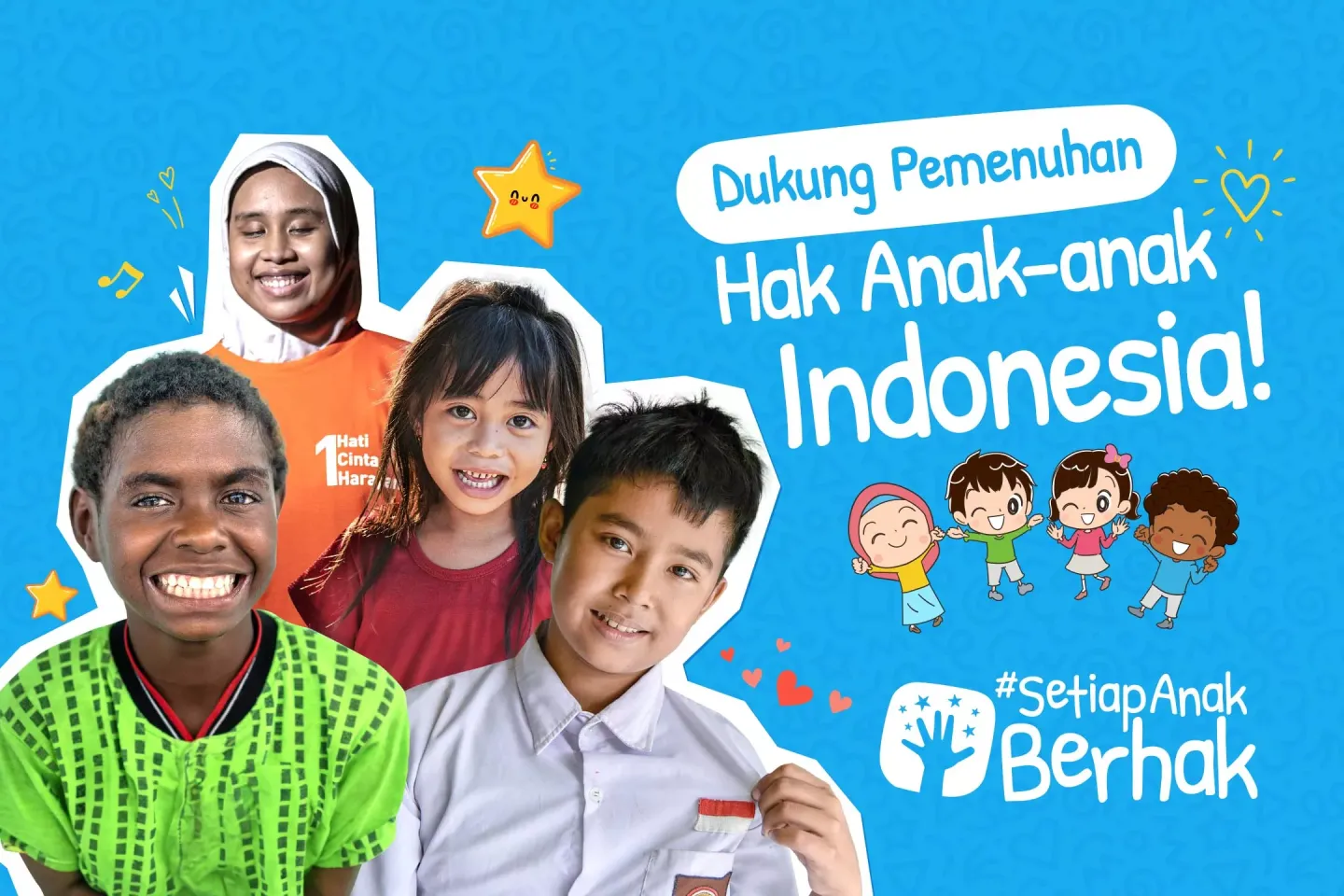 Dukung pemenuhan hak anak-anak Indonesia
