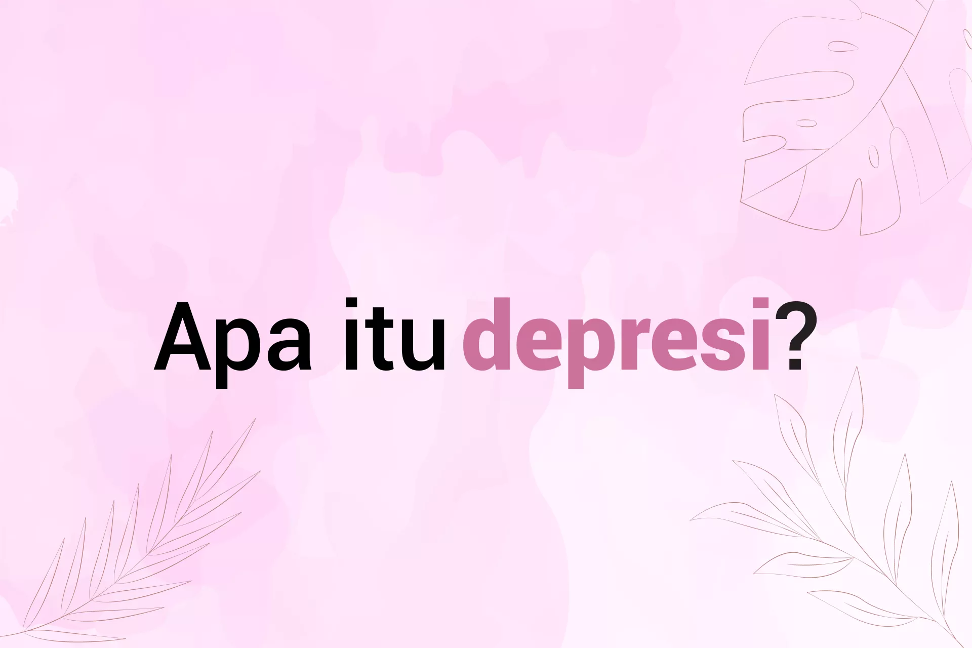 Header apa itu depresi