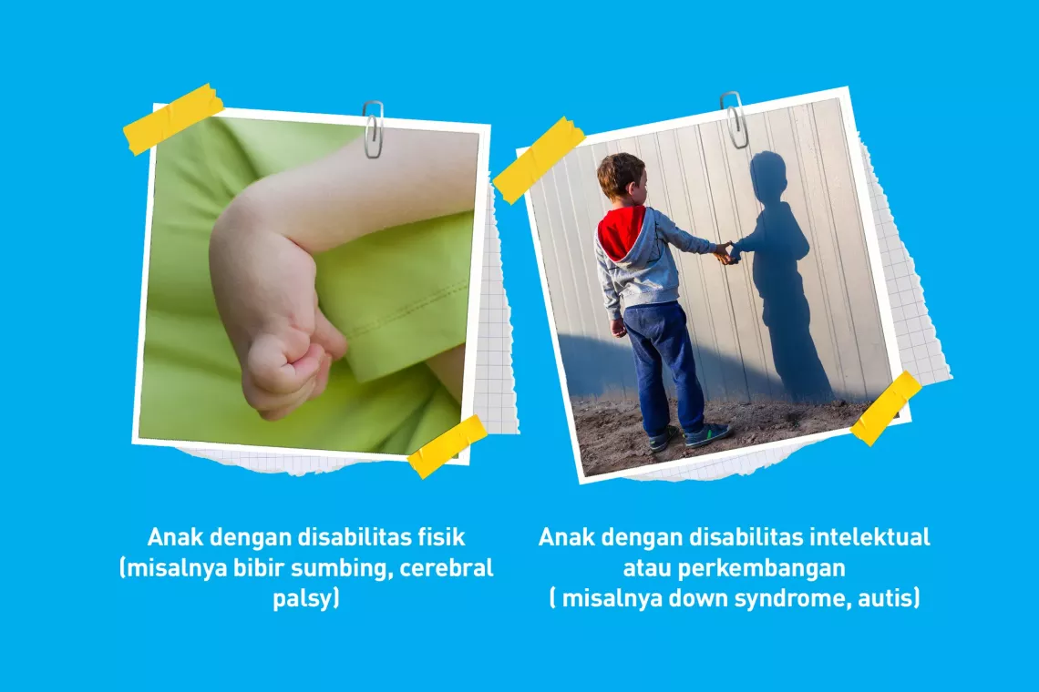 Anak dengan disabilitas fisik dan anak dengan disabilitas intelektual