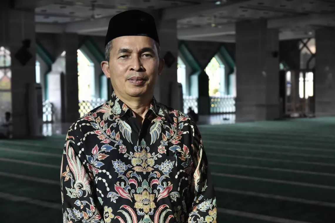 Professor Mustafa Head of MUI Sulawesi Selatan