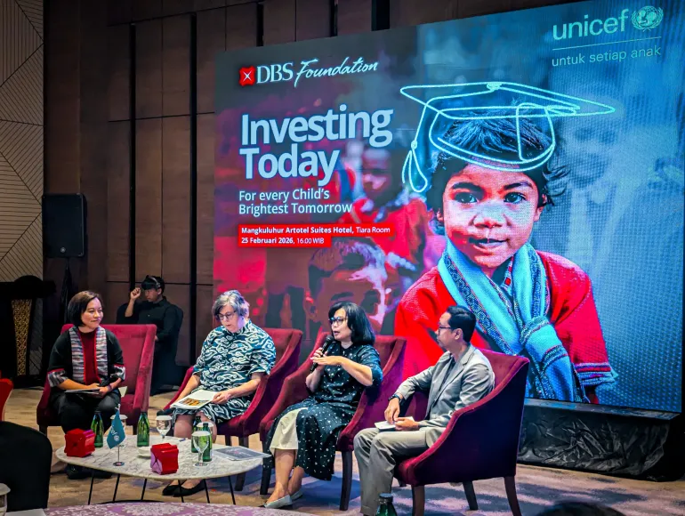 The launch of DBS Foundation & UNICEF's partnership