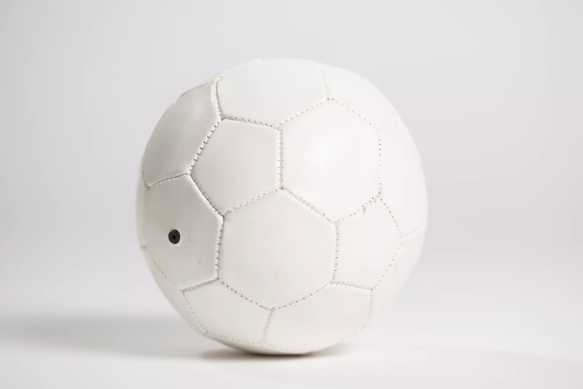 A white football/soccer ball