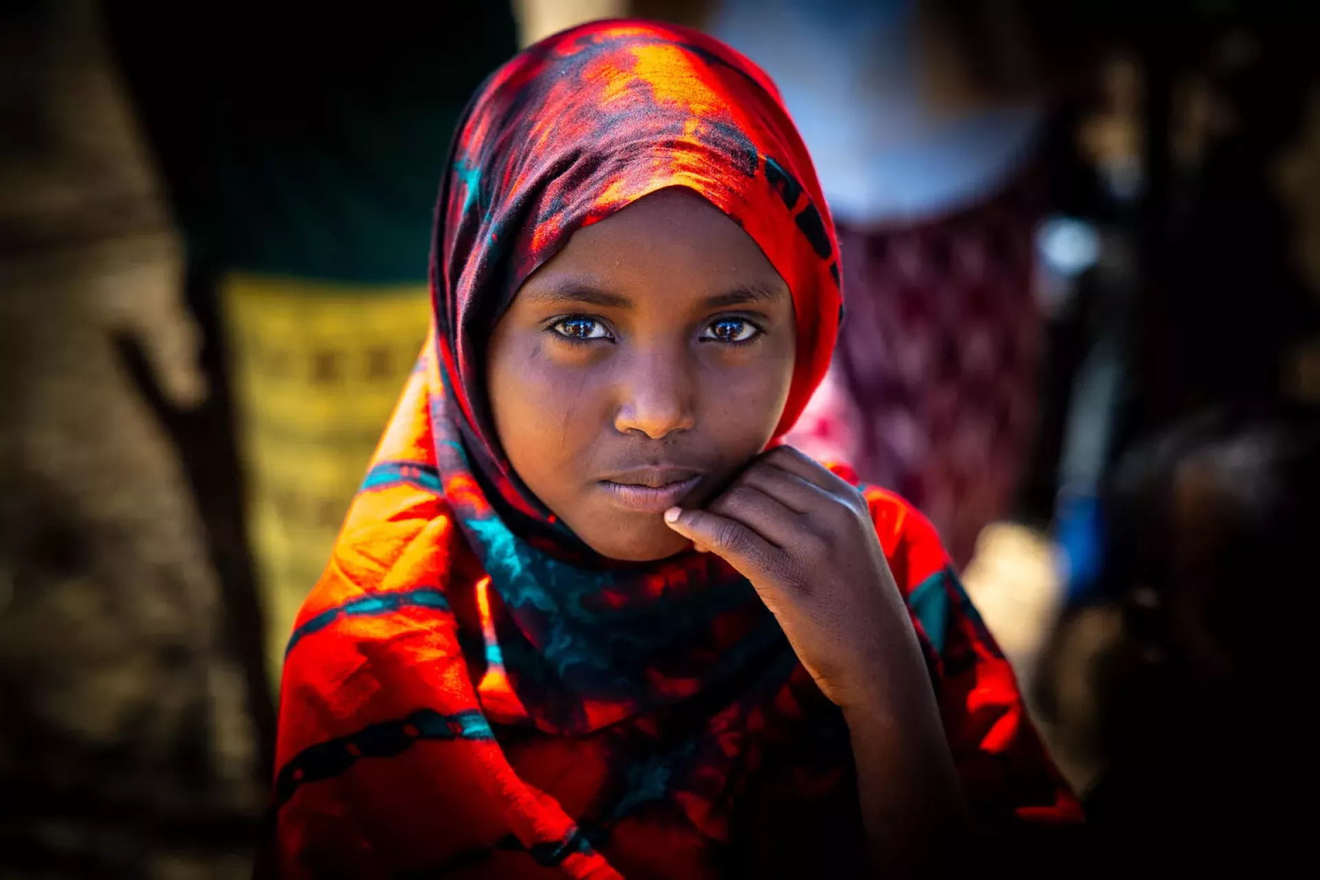 A girl in Ethopia