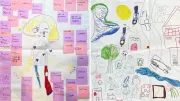 An image drawn by Chilean children