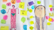 An image drawn by children in Italy